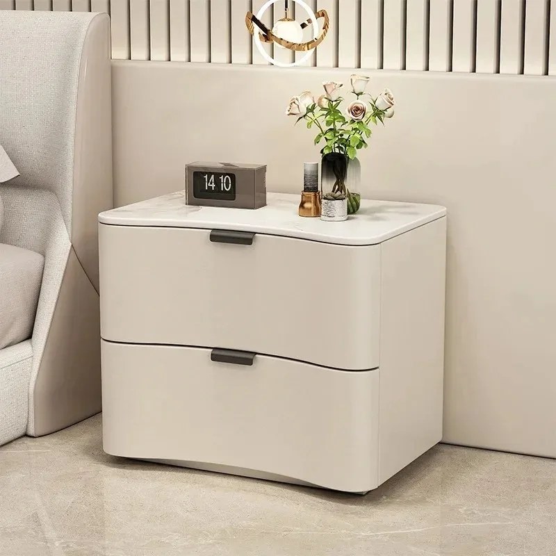 

Italiya Modern Wooden Nightstands Large European Design Drawers Nightstands Bedroom House Luxury Mesitas De Noche Home Furniture