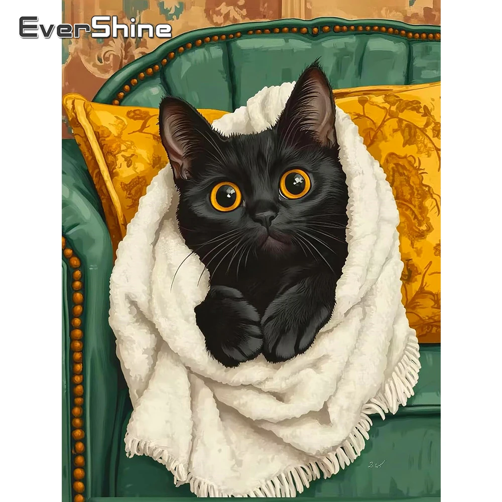 Evershine Diamant Malerei Katze Bild von Strass Diamant Stickerei Tier Mosaik Kits Neue Ankunft Dekor Für Zuhause