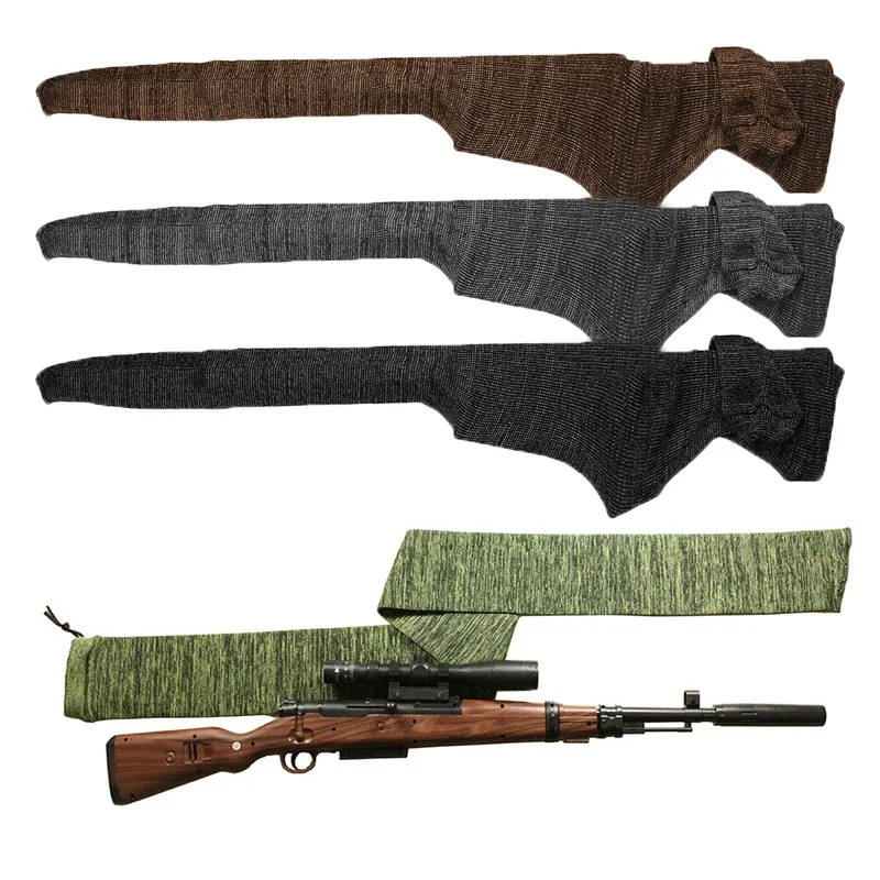 GUN SOCK Knitted Long Gun Case Dust proof Protective Case Gun Storage Bag 54 inch Long Gun Socks