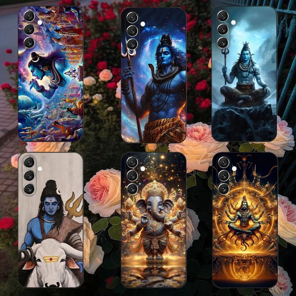 

Lord Shiva Hindu God Buddha Phone Case For Samsung Galaxy A13,A21s,A22,A31,A32,A52,A53,A71,A80,A91 Soft Black Cover