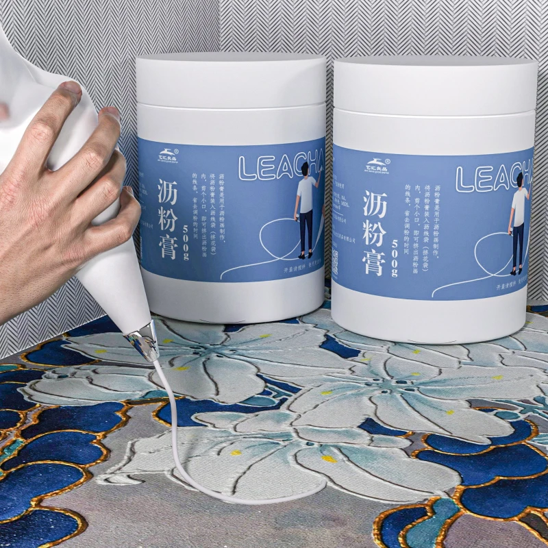 300/500g Leaching Powder Paste Requires No Preparation Wear-resistant Moisture-proof for Handmade DIY Decorative Art Creation