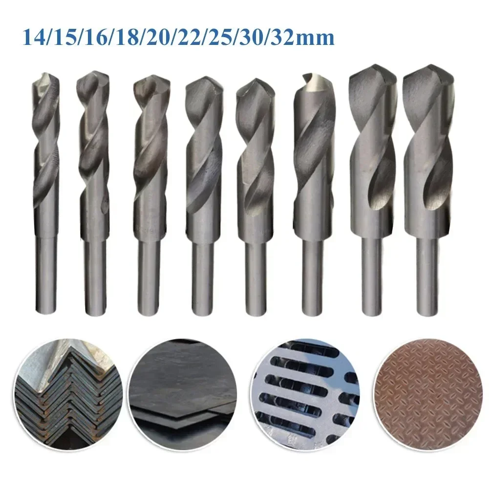 

1 PC 14-32mm HSS Drill Bit Reduced Shank Drill Bit Wood Metal Hole Cutter For CNC Lathe Machine Drilling Tools