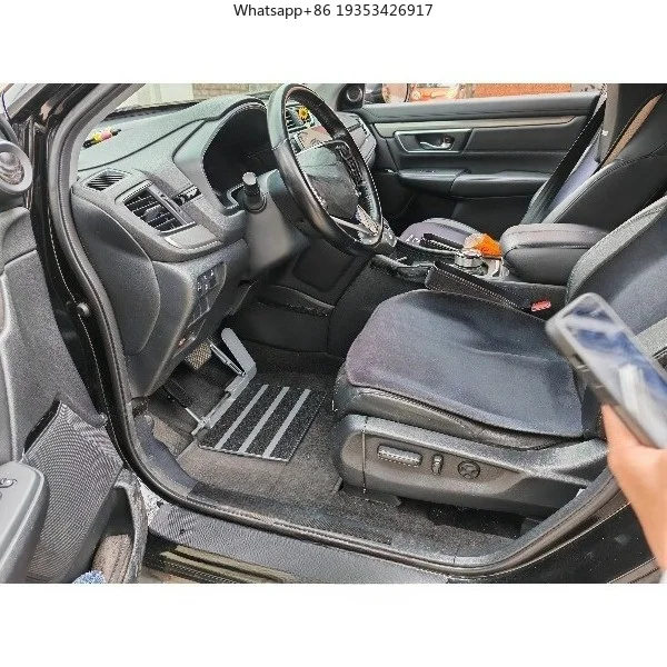 New non-punching pre-installed type c5 disabled accelerator left foot is suitable for pedal car modification right foot transfer