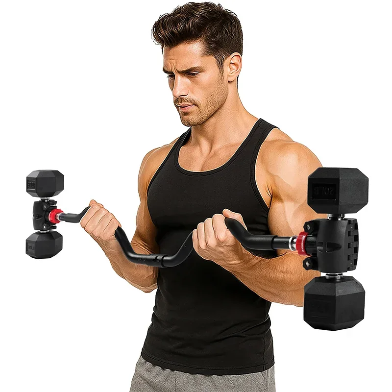 

Adjustable Barbell Weights Converter Dumbbell Adapter Kettlebell Grip Dumbbell Handle Clip Exercise Fitness