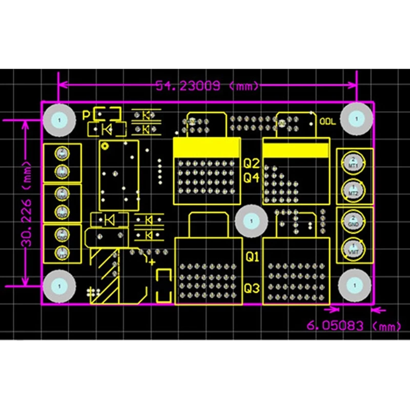 وحدة مشغل المحرك لوحة للقيادة المحرك تحكم تيار مستمر 12 فولت/24 فولت/36 فولت H-جسر عالية الطاقة موتور تيار مباشر لوحة للقيادة