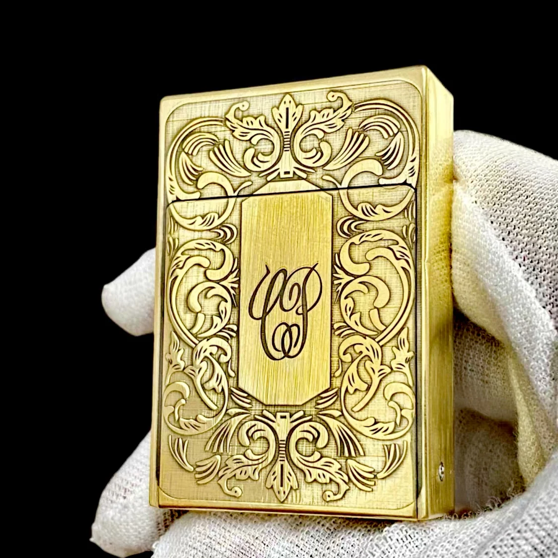 Handmade Brass Copy Antique Lighter Drawer Lighter Matchbox Drawer Design Fun Creative Personality Kerosene Lighter Gift Collect