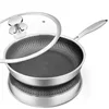 Honeycomb Nonstick Frying Pan with Lid 1