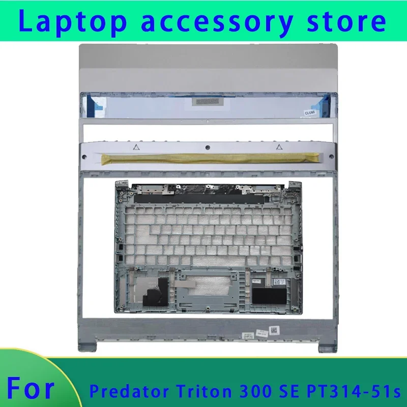 Original suitable New for Predator Triton 300 SE PT314-51s series laptops LCD back cover/palm rest/bottom cover ABCD cover Hinge