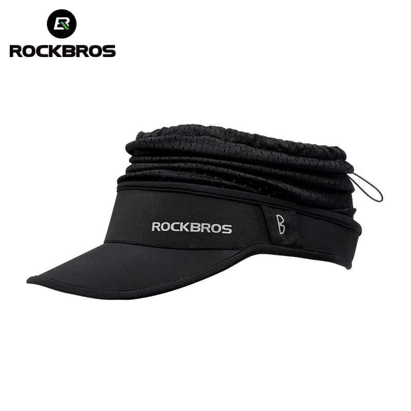 ROCKBROS Cycling Cap Summer Sun Protection Ice Silk Thin Bicycle Cap Highly Breathable Quickly Drying Moisture Wicking Bike Cap