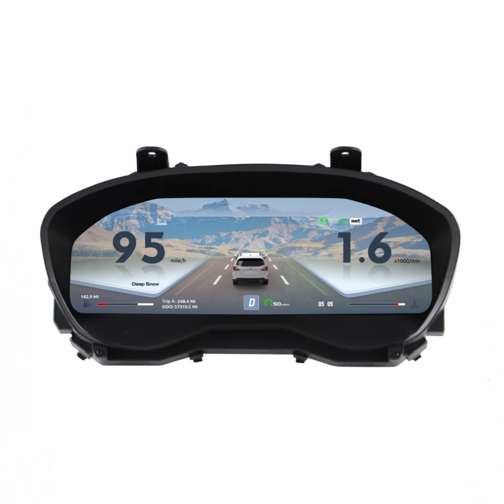 LCD Screen For Subaru Forester 2013-2024 Speedometer Car Digital Cluster Virtual Cockpit Dashboard Instrument Panel Carplay