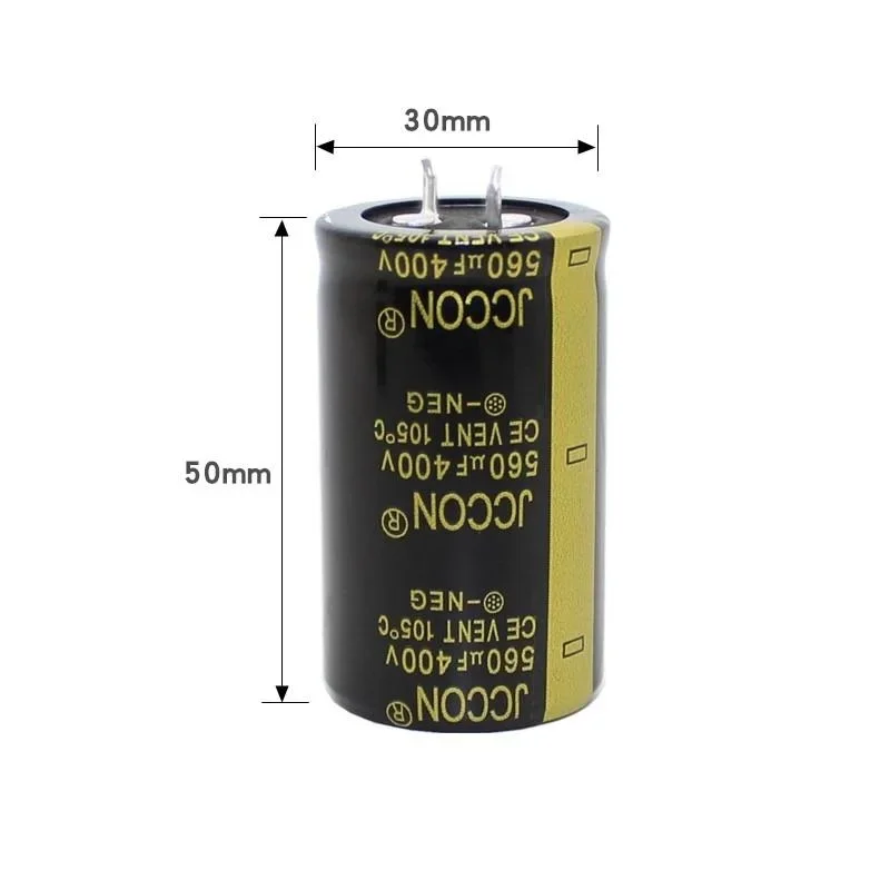 400v560uf JCCON Thick-foot Electrolytic Capacitor Volume 30x50  Inverter Power