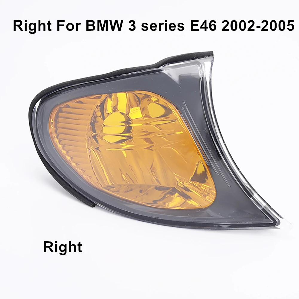 Car Turn Light Front Corner Marker Parking Light Lamp For BMW 3 series E46 2002-2005 OE:63137165859,63137165860