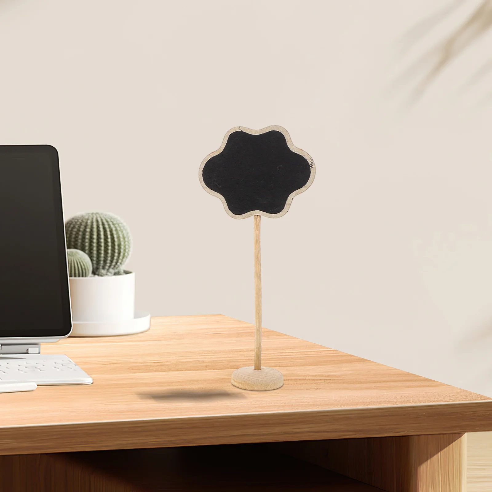 16 pezzi di cartoni animati mini lavagne lavagne di betulla lavagne decorative per la scrittura di promemoria dell'home office