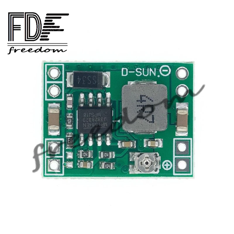 Ultra-Small Size DC-DC Step Down Power Supply Module Lucky MP1584EN 3A Adjustable Buck Converter For Arduino Replace LM2596