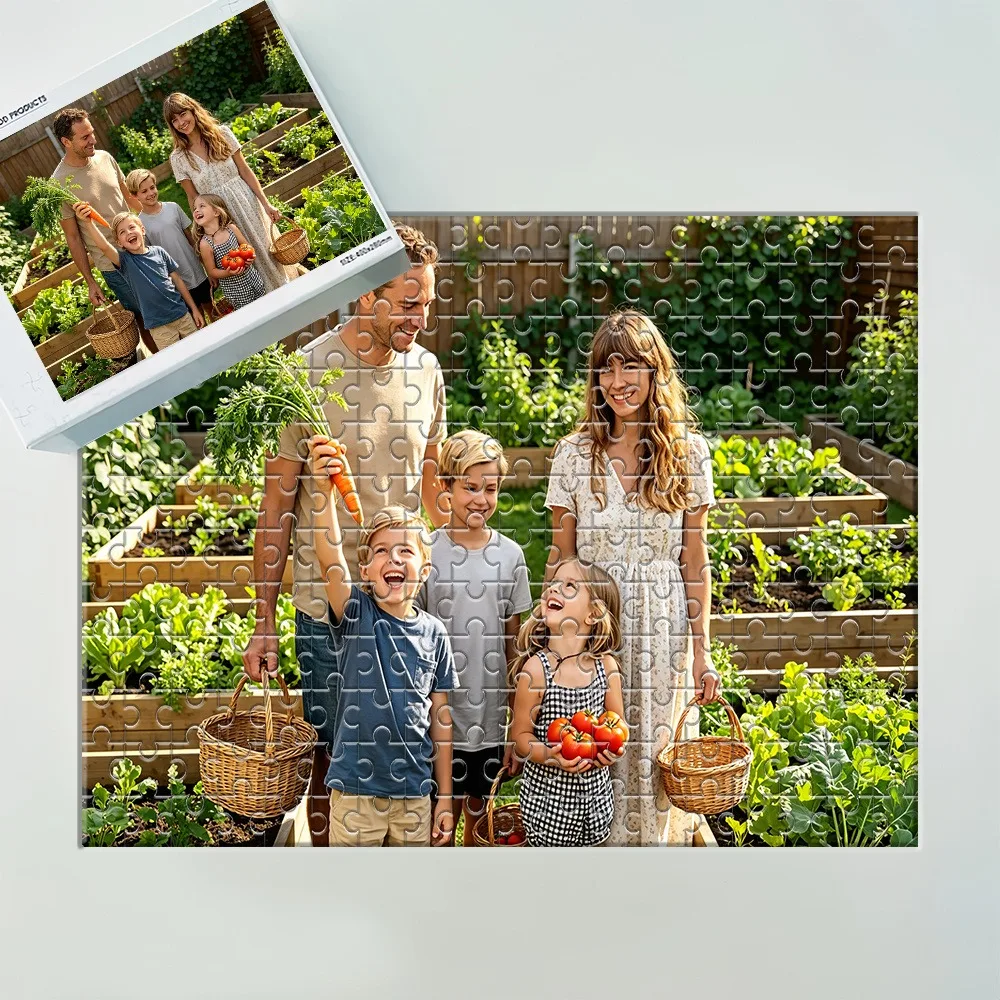 35/300/500/1000pcs Personalized Custom Photo Puzzle Older People Photos Custom Photo Portrait Puzzle Handmade Birthday Gift