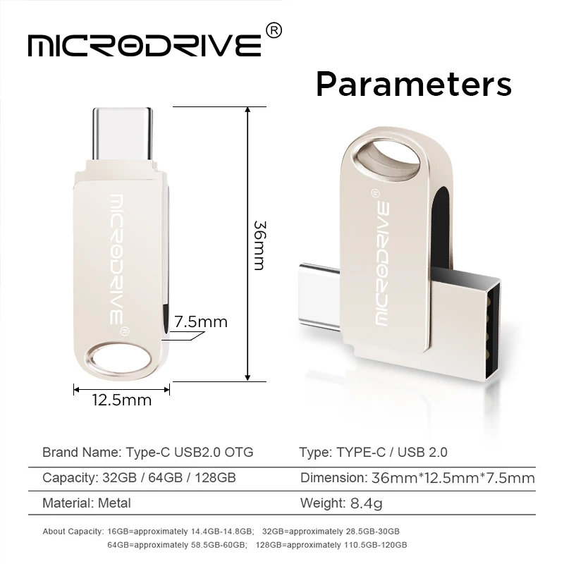 64GB Ultra Dual Drive Go USB Type-C Flash Drive Thumb Drive 128GB 32G 16GB Pen Drives Jump Drive for Data Storage, File Sharing.