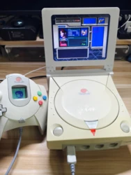 8 인치 Dreamcast DC 레트로 아케이드 게임 기계 Dreamcast GDEMU 게임 콘솔 용 스테레오가있는 휴대용 디스플레이 미니 모니터