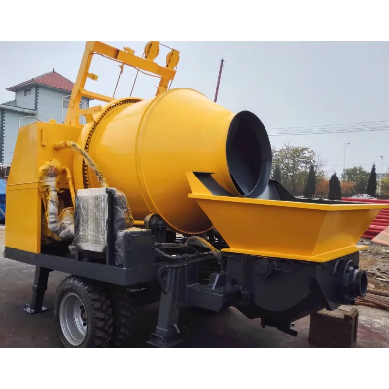 YG Hot Sale Concrete Pump 15 30 40M3 Capacity Cement Concrete Mixing Pumping Machine Concrete Mixer Pump Trailer Price for Sale