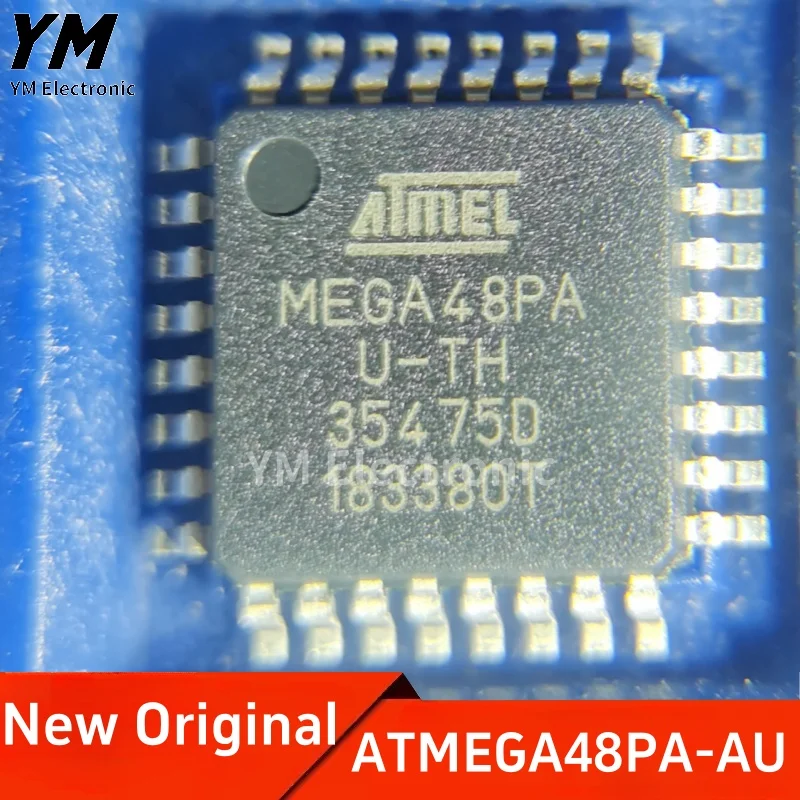 New Original ATMEGA48PA-AU TQFP-32 AVR Microcontroller