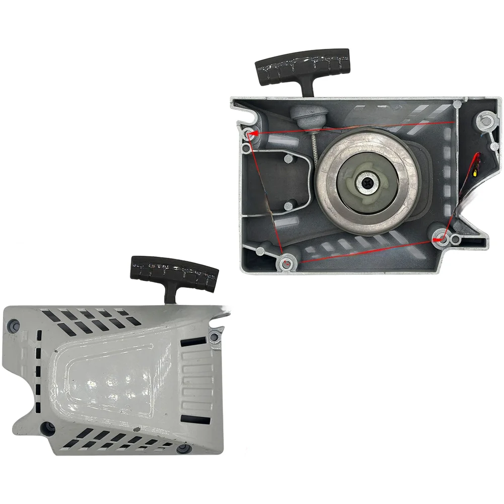 

Ручной стартер топливной бензопилы с усиленным алюминиевым корпусом и тяговым шнуром Easy Start подходит для моделей топливной пил 5200 и 5800