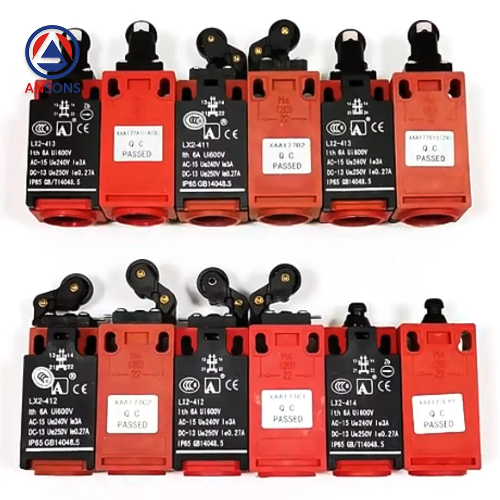 XAA177B2 C1 C2 BY3 EY1 OTIS مفتاح حد المصعد Ansons قطع غيار المصاعد