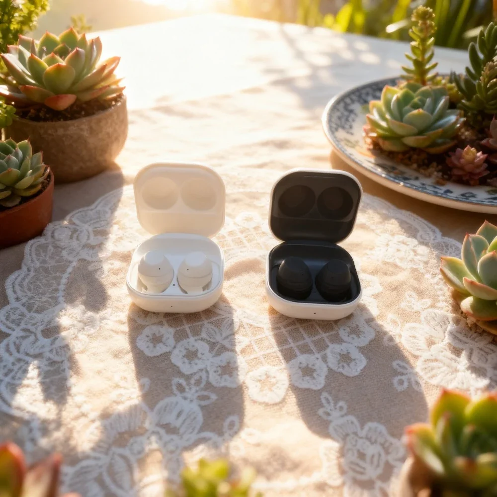 New stylish R400 Bluetooth earphones with high appearance and true wireless Bluetooth earbuds switch for wireless charging