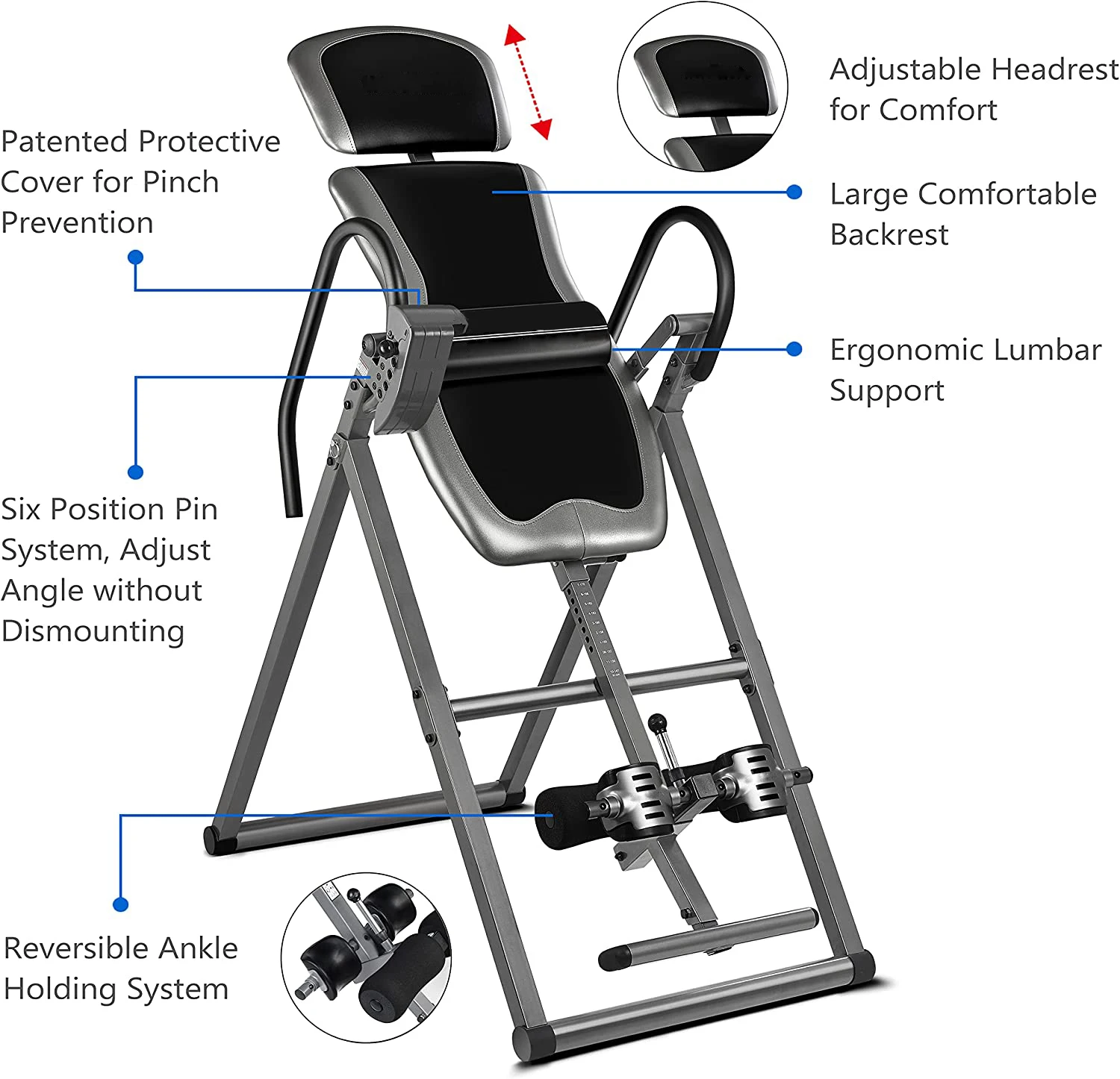 Inverted Table High-quality Inversion Therapy Table Handstand Exercise Machine Gym Equipment Inversion Table