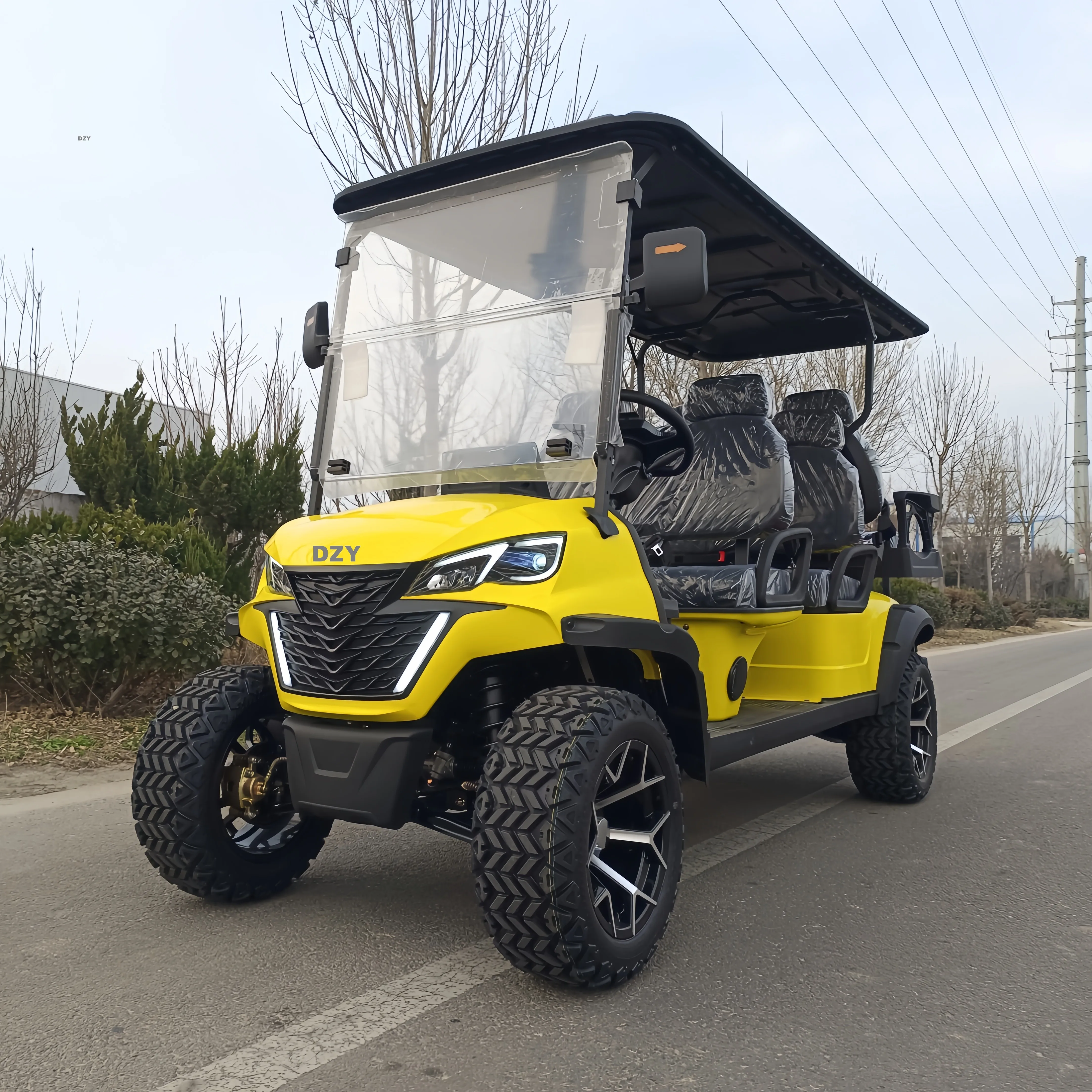 

Spacious 6-Seater Golf Cart with Long-Lasting Battery | Ideal for Memorable Group Adventures electric sightseeing vehicle