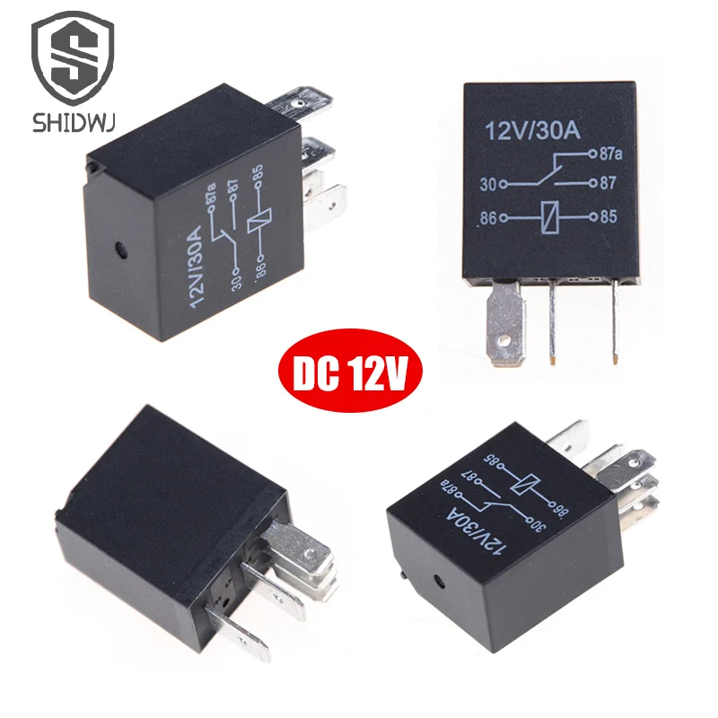 

12 В постоянного тока, 5 контактов, 30 А, автомобильное реле переключения, автомобильное, велосипедное, мотоциклетное реле