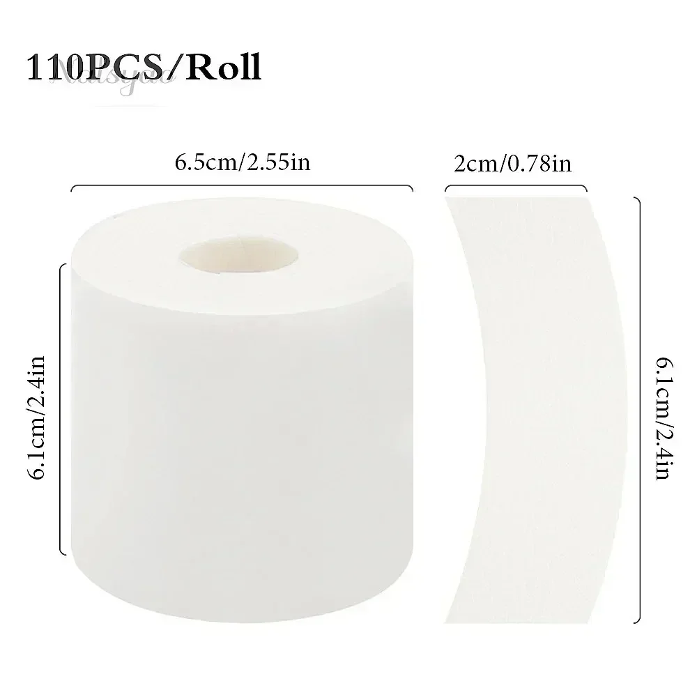 110Pcs/Roll Foam Eyelash Extension Stickers Eye Tapes Under Eyelash Gel Pads Adhesive Tape Eye Patches Eyepad Makeup Tools