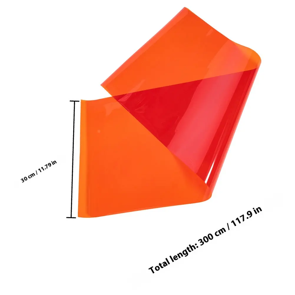 Color Film Sheet Sunset Atmosphere Overlay Transparency Film Color Correction Light Filter for Photography Video Stage