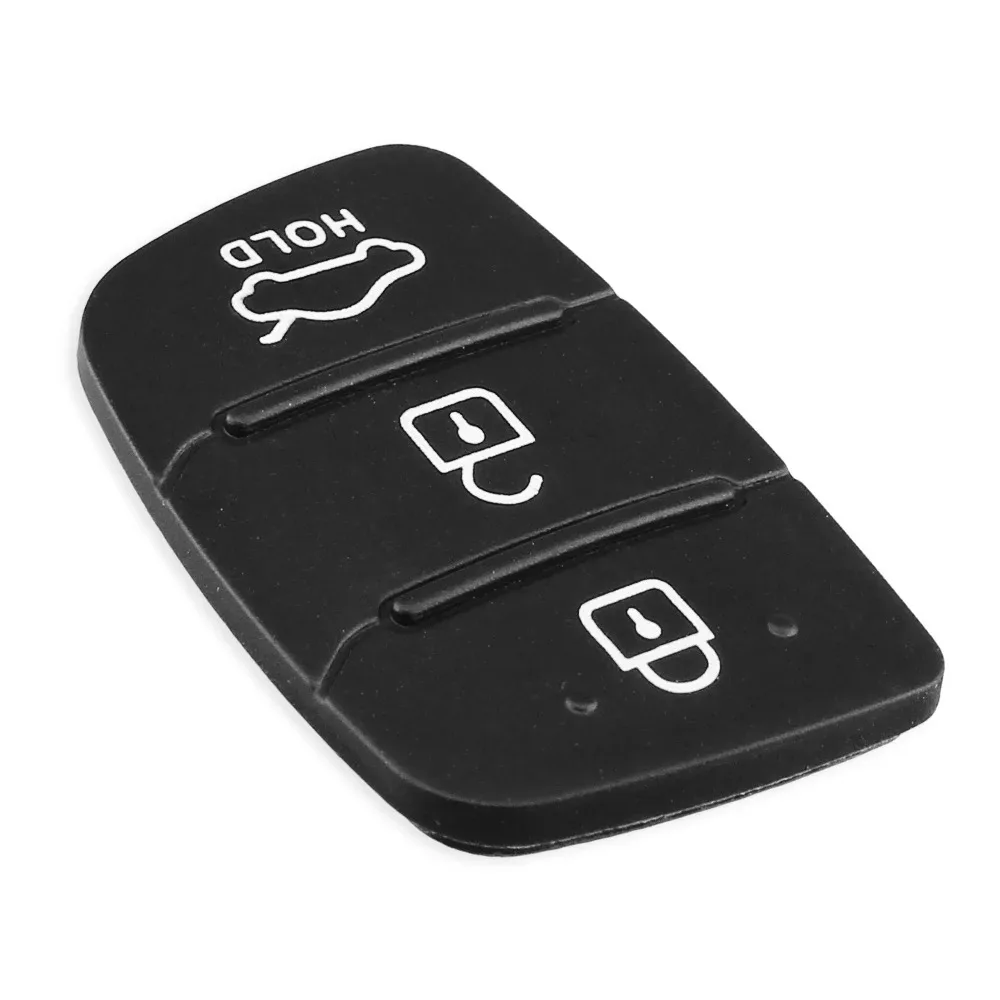 3 Button Pad Replacement Rubber Car Repair Key Shell  For Hyundai Creta I20 I40 Tucson Elantra Santa fe Solaris ix35 ix45 Remote