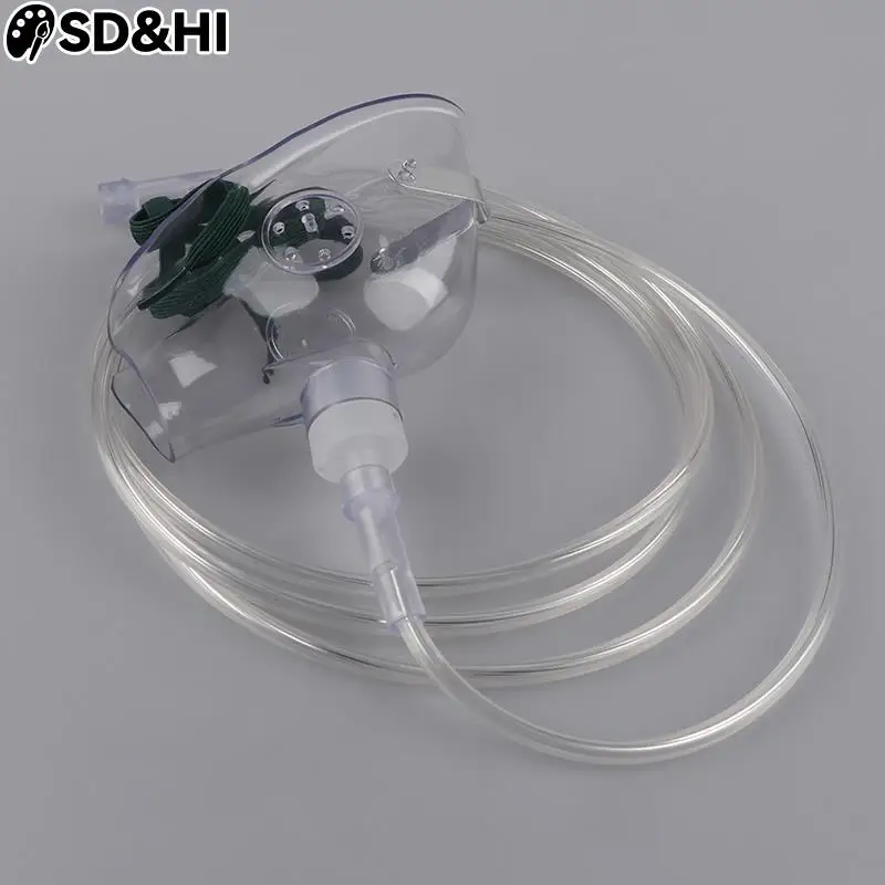 

Disposable Face Mask Shield Nebulizer Conduit Adult Oxygen Mask with Tube