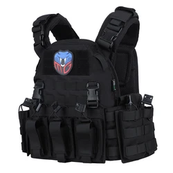 MGFLASHFORCE Tactical Vest Plate Carrier Hunting Vest Molle Airsoft Combat Vest for Men