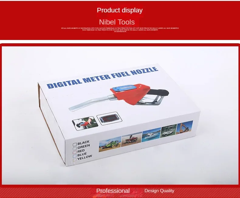 

High Precision Digital Electronic Fuel Nozzle Diesel Gasoline Methanol High Flow Metering Dispensing Gun