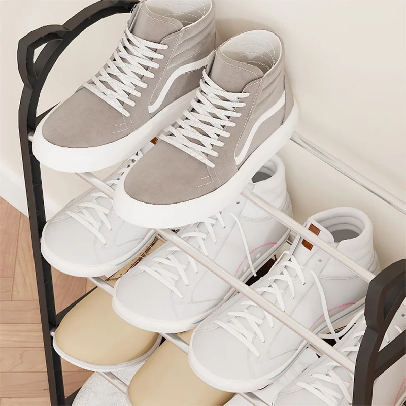 4 Layers Household Storage Rack Simple Shoe Cabinet Shoe Storage Rack Multifunctional Home Entrance Shoe Rack