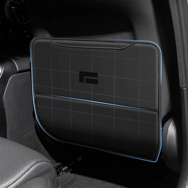 Car Seat Kick Mats for JISHI Polestones 01 ROX 01 Rear Seat Back Protectors Anti-Scratch Interior Modification Accessories
