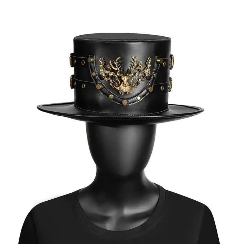 652F Steampunk Hat Hatquerade Hat Steampunk Top Hat Gay Top Hat Bowlertop Hat
