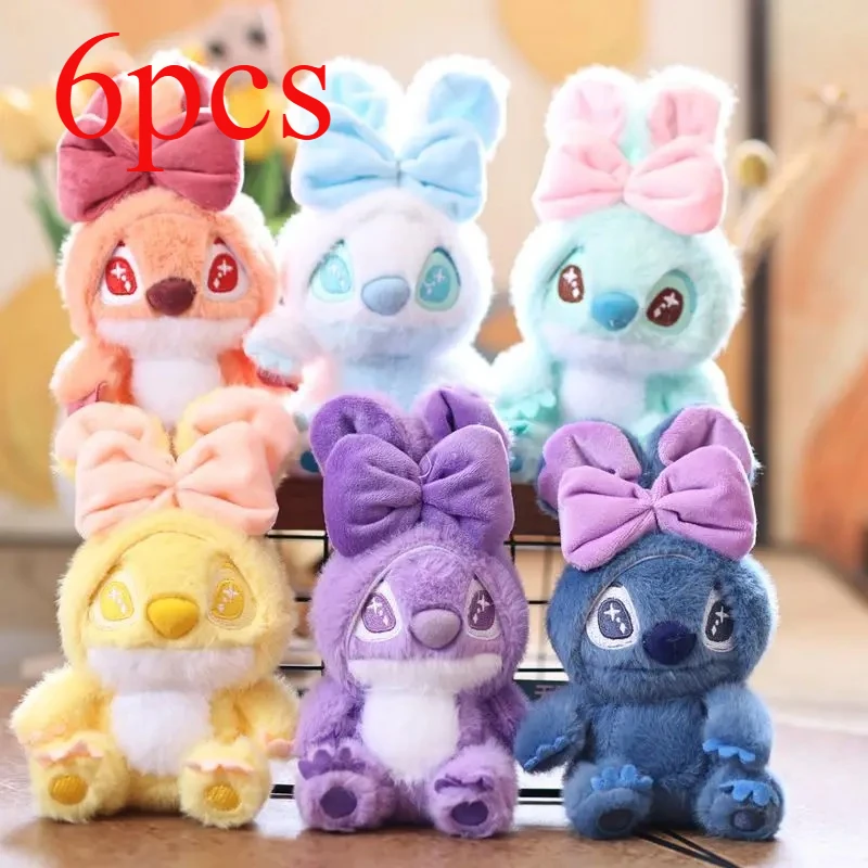 Lilo & Stitch Plush Toy Keychain Pendant Accessory Decor Mystery Surprise Christmas Gift1-10PCS Lilo & Stitch Plush Toy