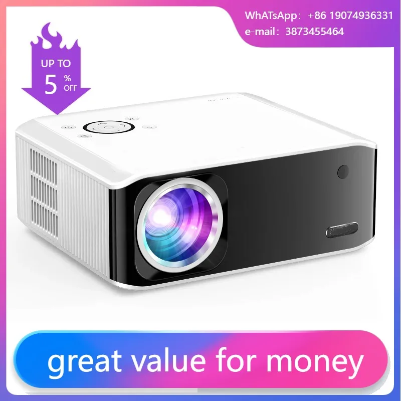 

2025 Newest Android 12 HD Portable Laser Cinema Projector 8500L Dual-Band WiFi 6 For Bluetooth 5.2 50000Hrs Battery Life