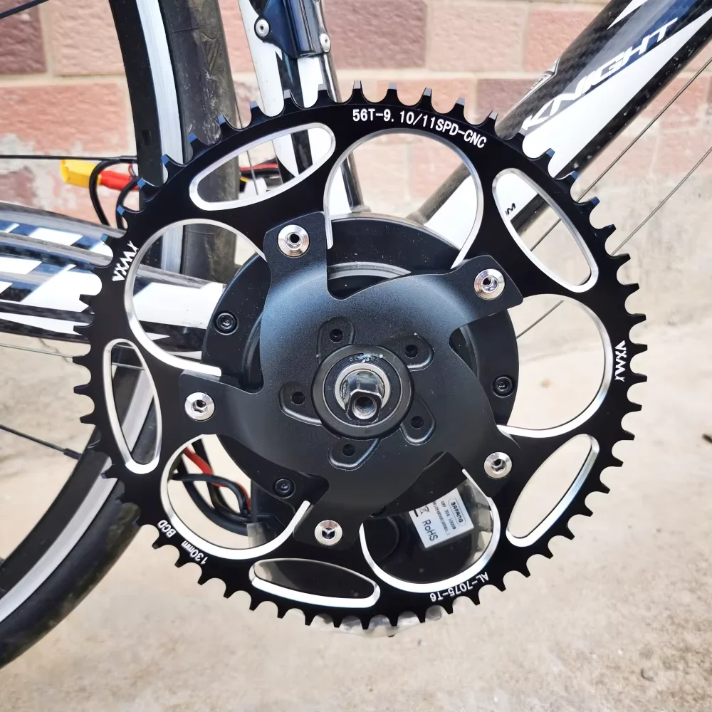 Aluminum alloy Bike Part Bafang BBSHD BBS03 130BCD Chainring Spider Chain Ring Adapter eBike 39T-60T Chain Wheel Sprocket Crank