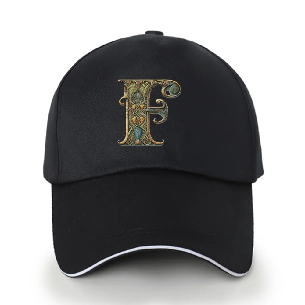 New Fashion Men's and Women's Outdoor Travel UV Protection Hat Adjustable Cotton Sunshade Hat Graphic Letter Printing Pattern 5