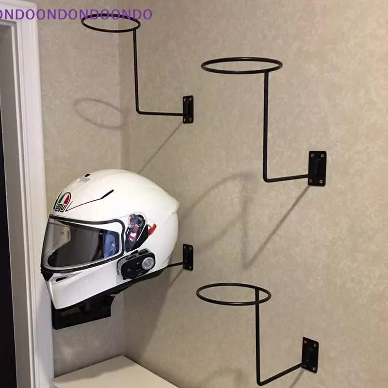 Iron Wall Mounted Display Rack Sturdy Frame Easy Setup Perfect For Retail Home Garage Ball Storage