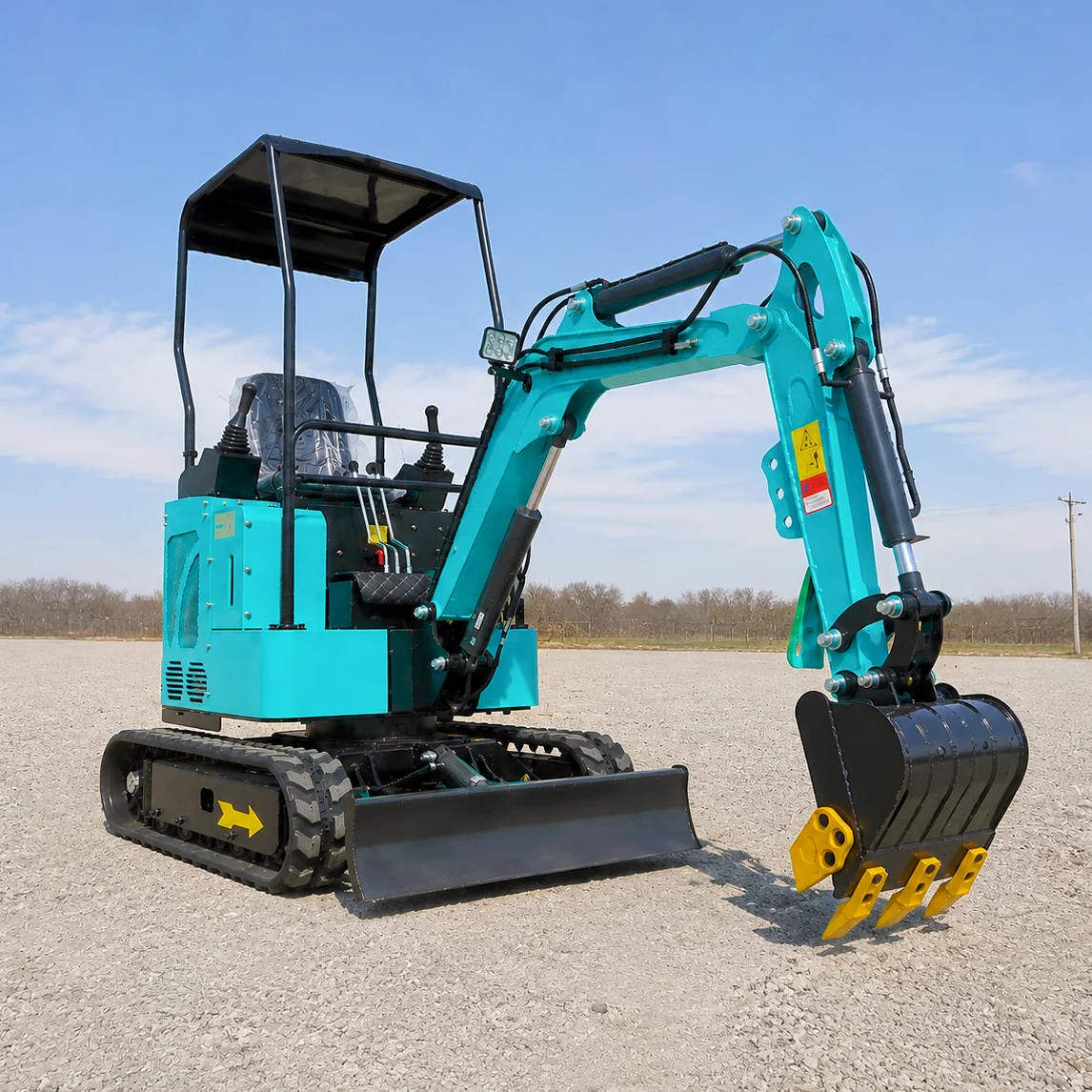 Heavy Equipment Working - Excavadora compacta de 1.6 toneladas personalizada,