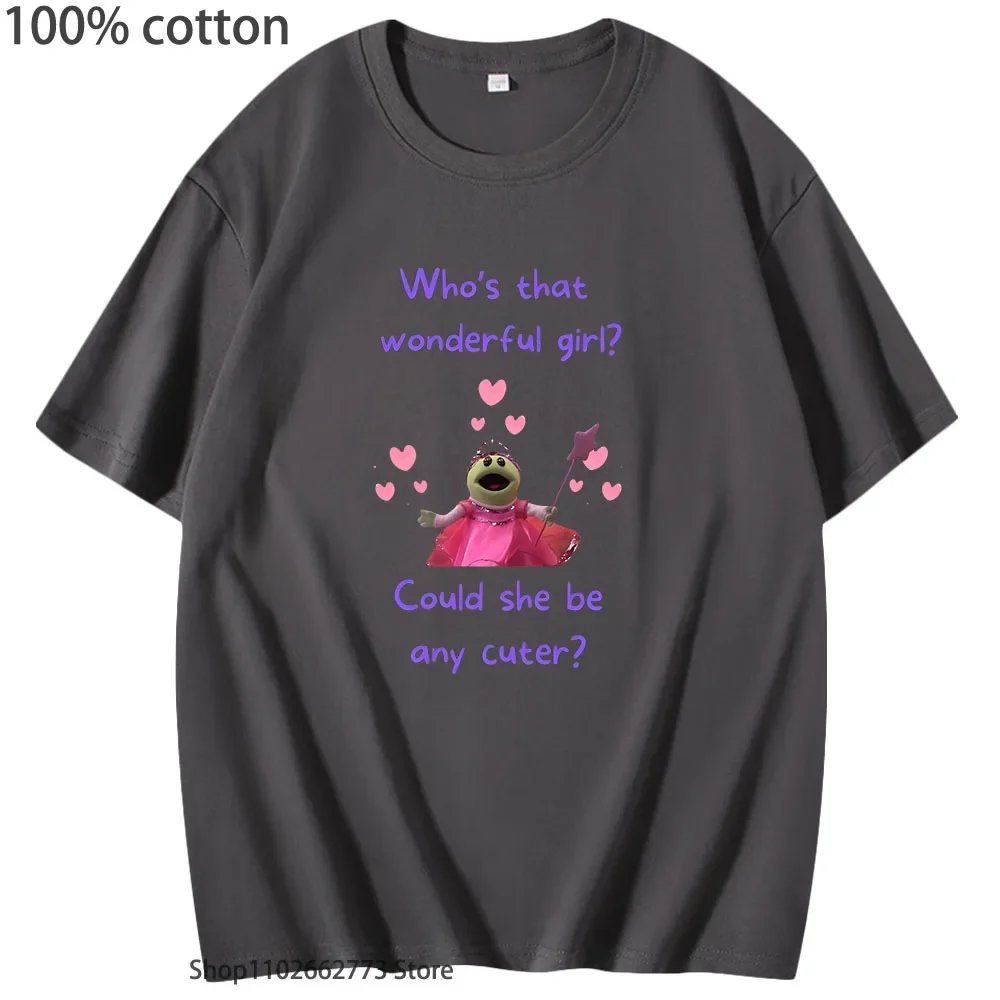 Urocza koszulka Nanalan, koszulki \"Kto to cudowna dziewczyna\", czy może być jeszcze urocza, męskie topy, 100% bawełna, ubrania anime, damskie, codzienne.