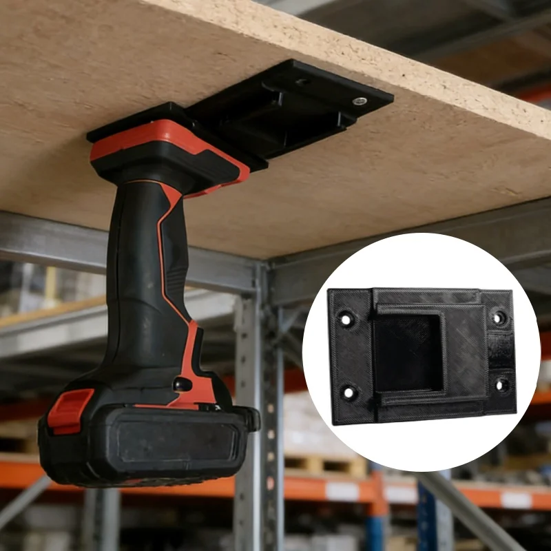 Suporte de Montagem para Ferramentas Einhell com Bateria Li-Ion 18V, Rack de Armazenamento para Ferramentas Elétricas, Organização de Ferramentas para Garagem e Oficina