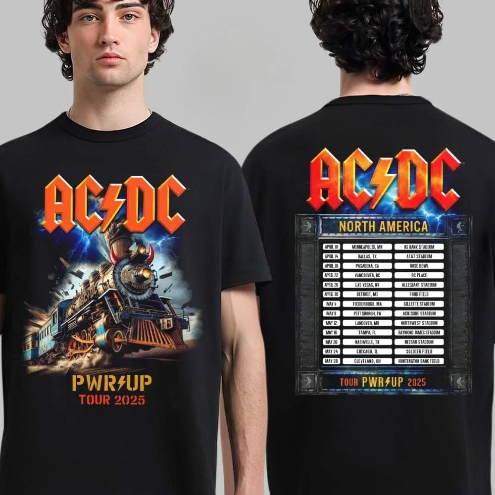 نادر ACDC مينيسوتا PWR Up Tour أمريكا الشمالية مينيابوليس في ملعب البنك الأمريكي 10 أبريل حيث يلتب قرون ACDC فايكنغ هورنز