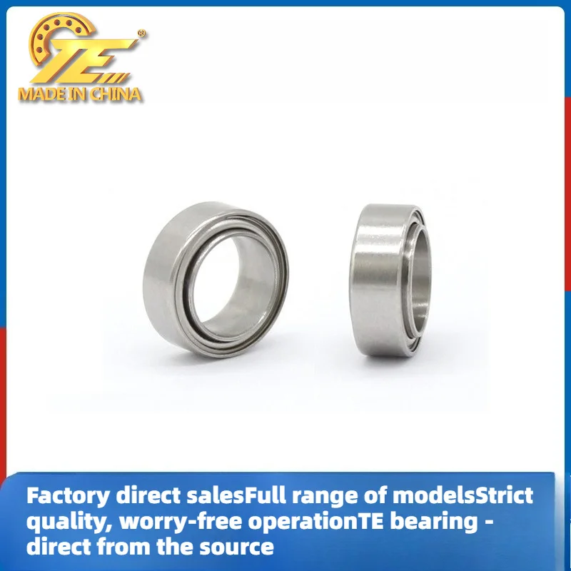 Stainless steel SR168ZZEE non-standard deep groove ball bearing inner ring lengthened 6.35 * 9.52 * 3.9mm