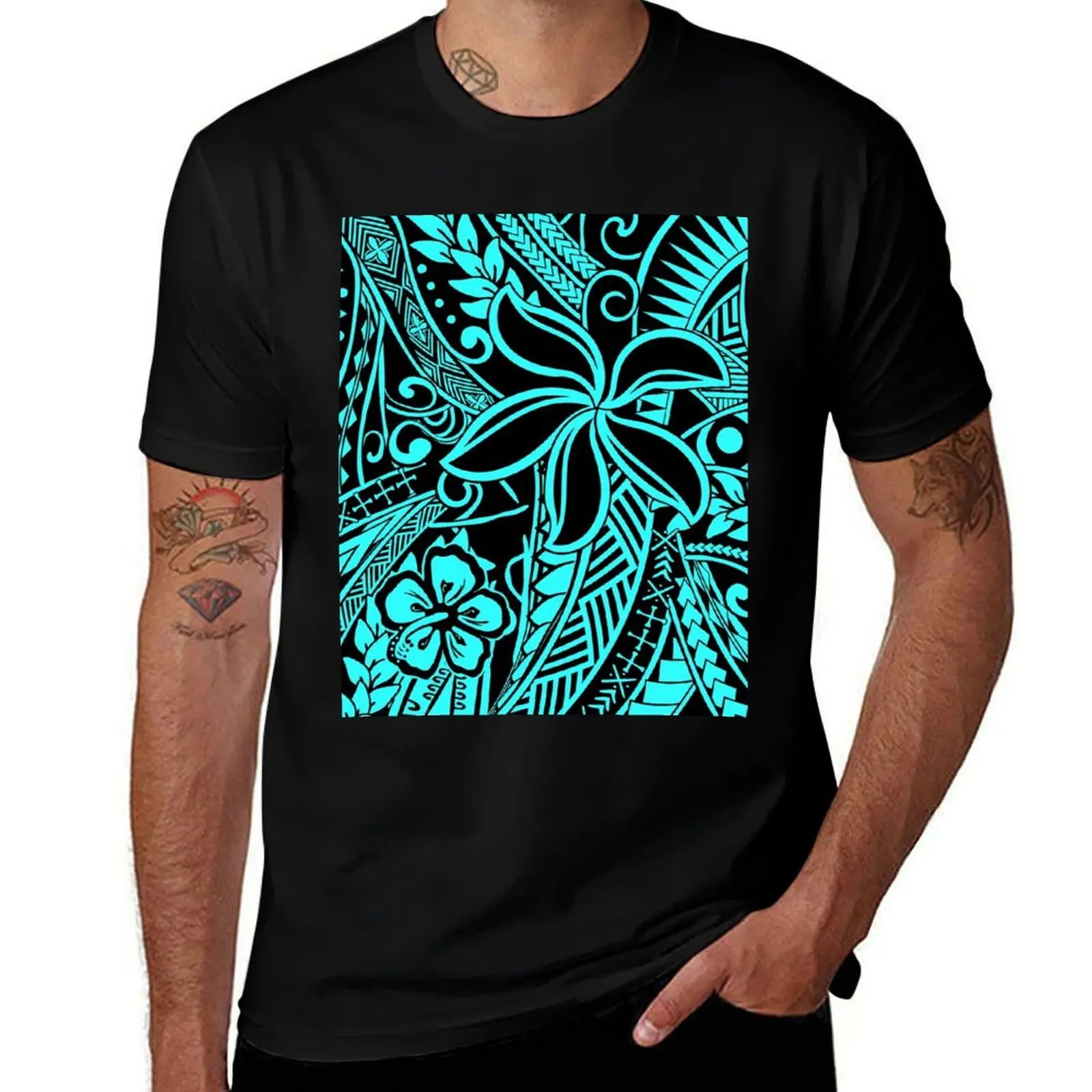 

Tribal Tiare T-Shirt t shirts for man cotton soft t shirt for man