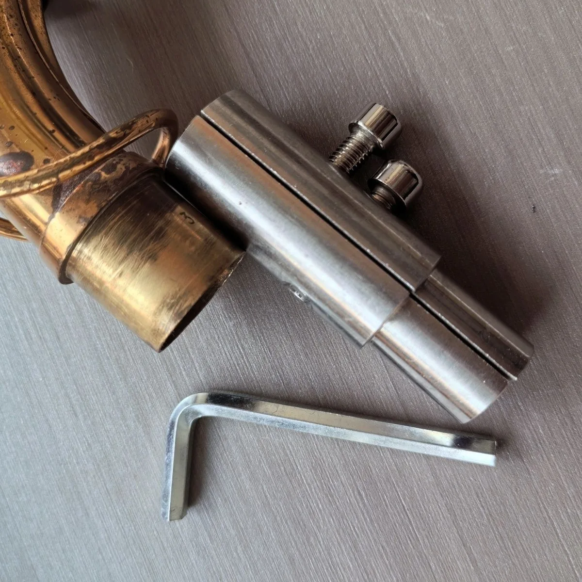 Brass Instrument Repair Tools for Saxophone Flute Alto Tenor Elbow Mouthpiece Expanding Indentation Throat Hole image 5